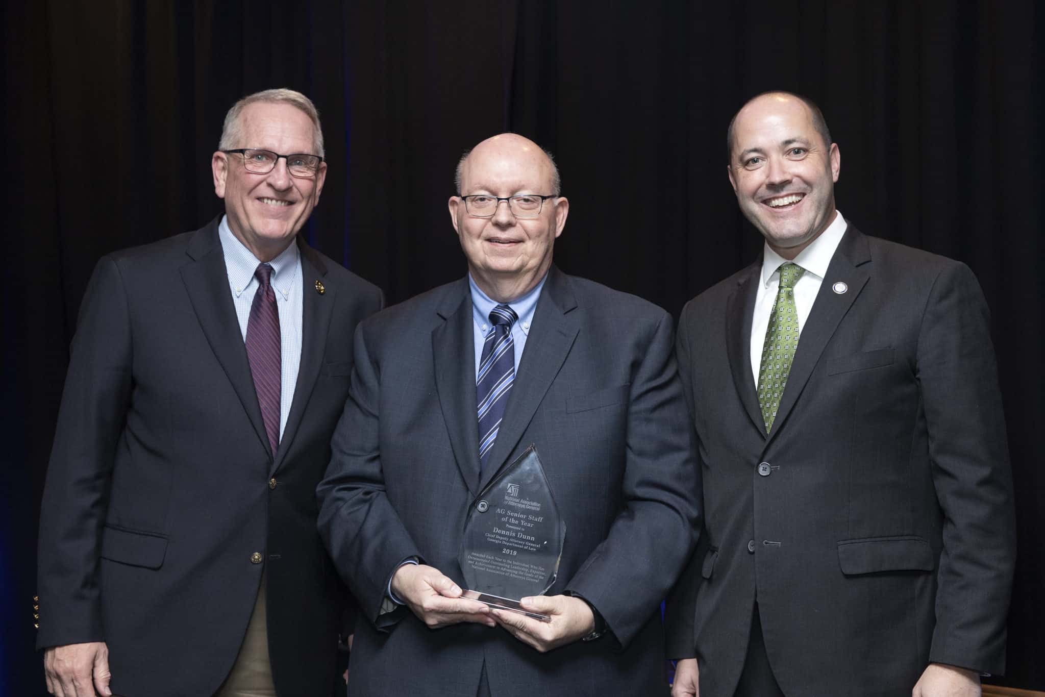 2019 Senior Staff of the Year Award presentation