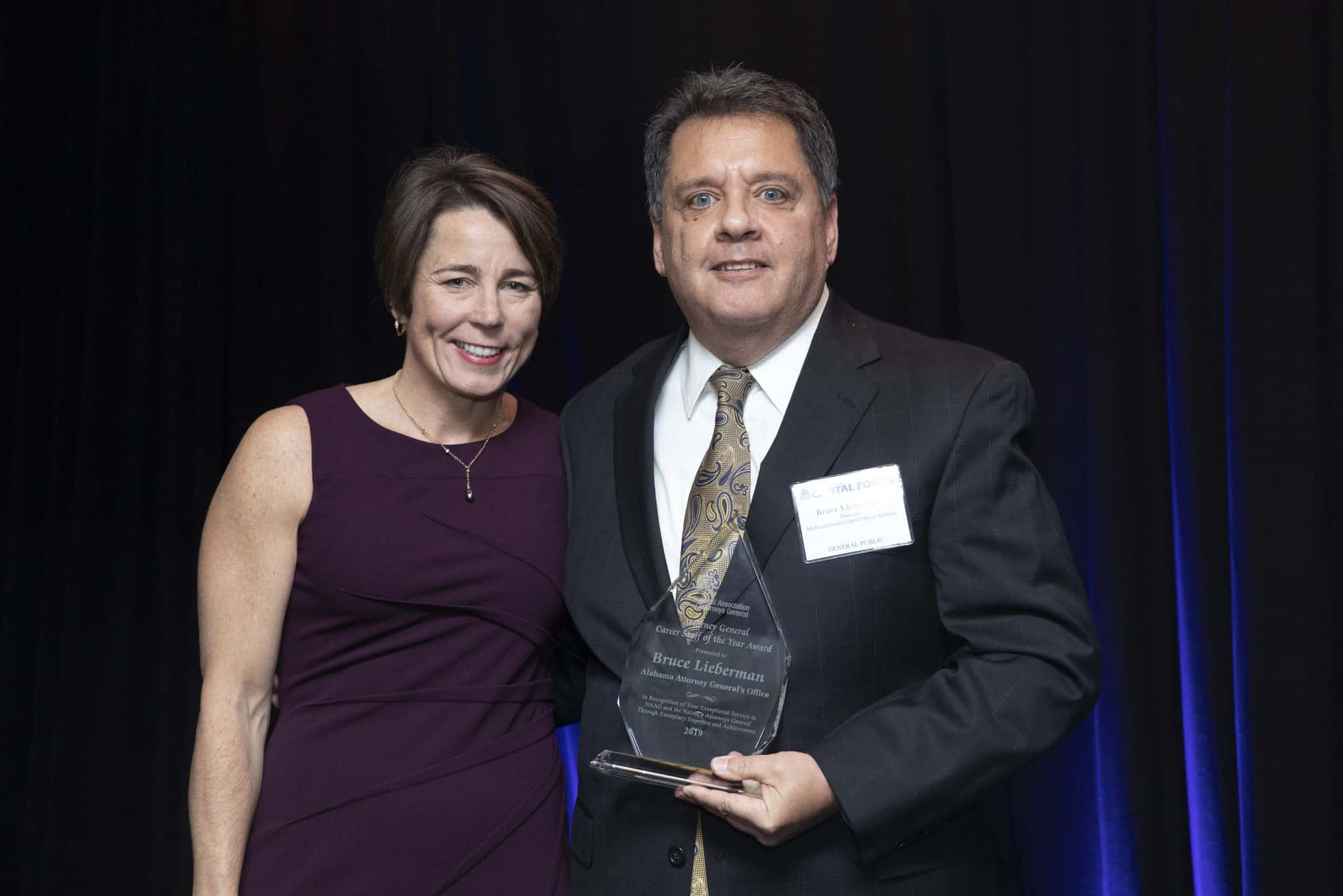 2019 Career Staff of the Year Award presentation