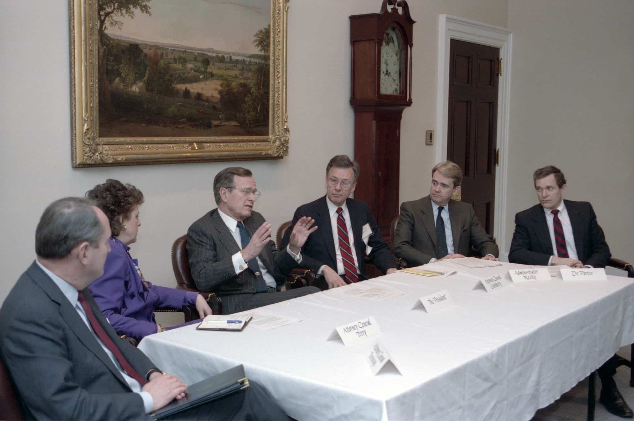 AGs with President H.W. Bush