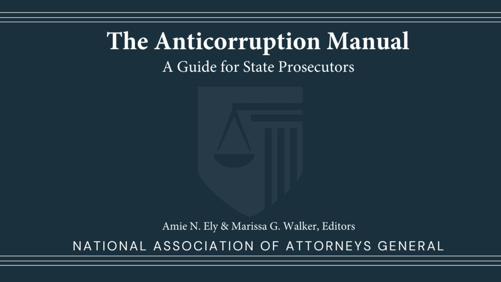 book cover for The Anticorruption Manual