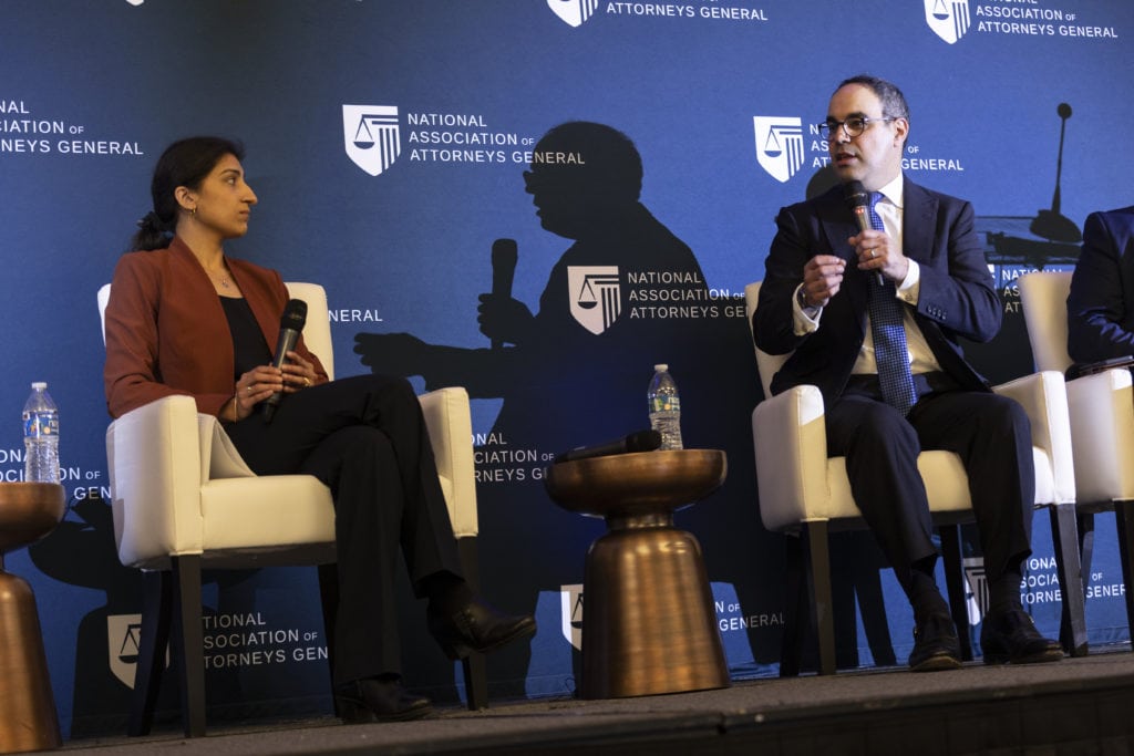 FTC Chair Lina M. Khan and Assistant Attorney General Jonathan Kanter (USDOJ) discuss antitrust enforcement.
