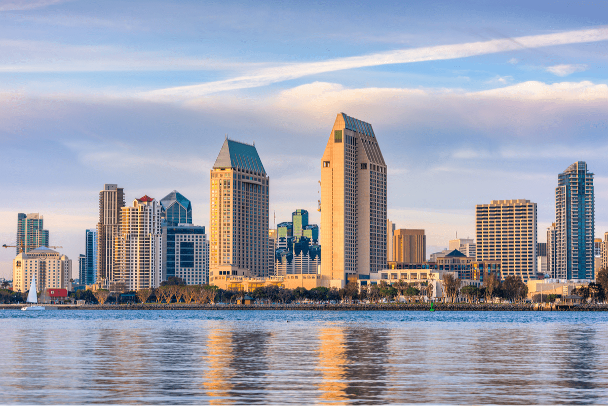 Skyline of San Diego, CA