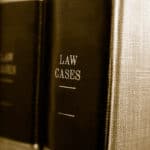 Books of law cases