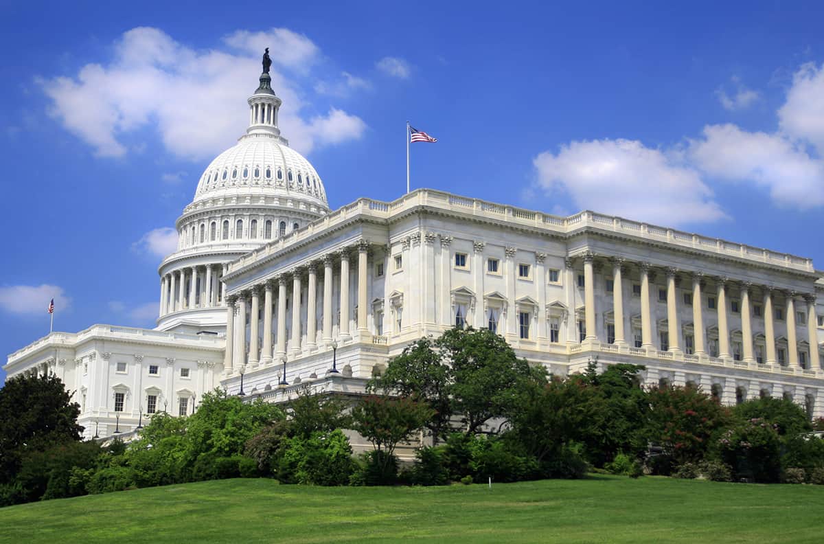 US Capitol Building, seat of the federal government